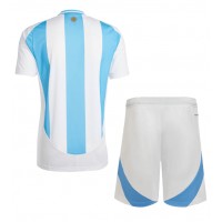 Argentina Hjemmedraktsett Barn Copa America 2024 Kortermet (+ Korte bukser)